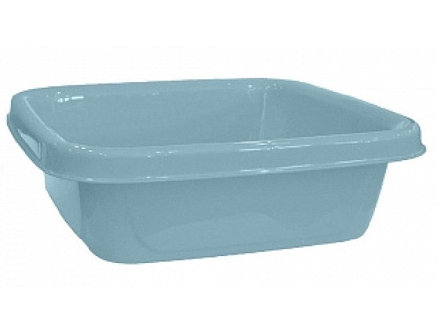 Таз квадратный 10 л Квадра небесный 3940